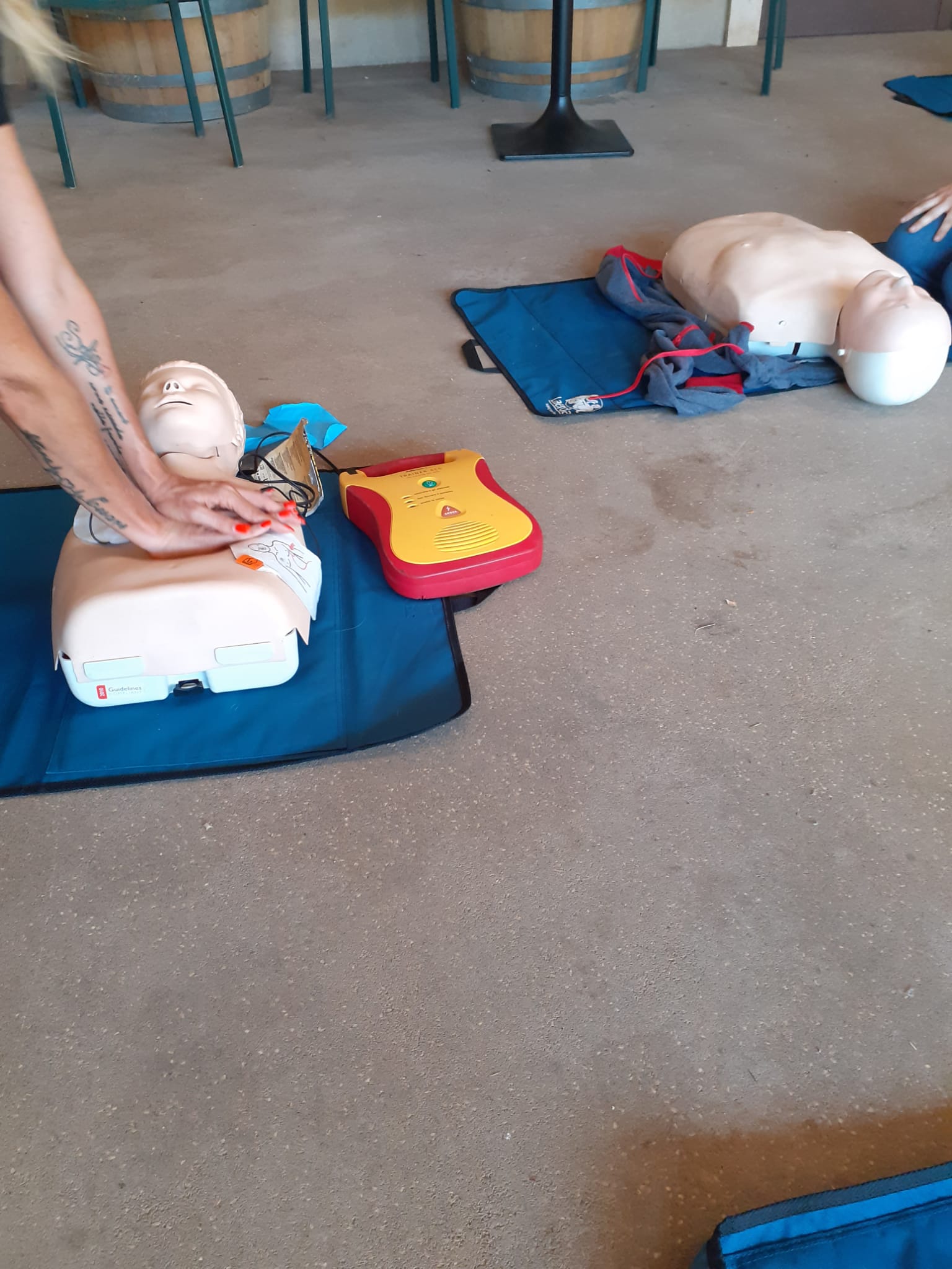 Pratica con Defibrillatore Training